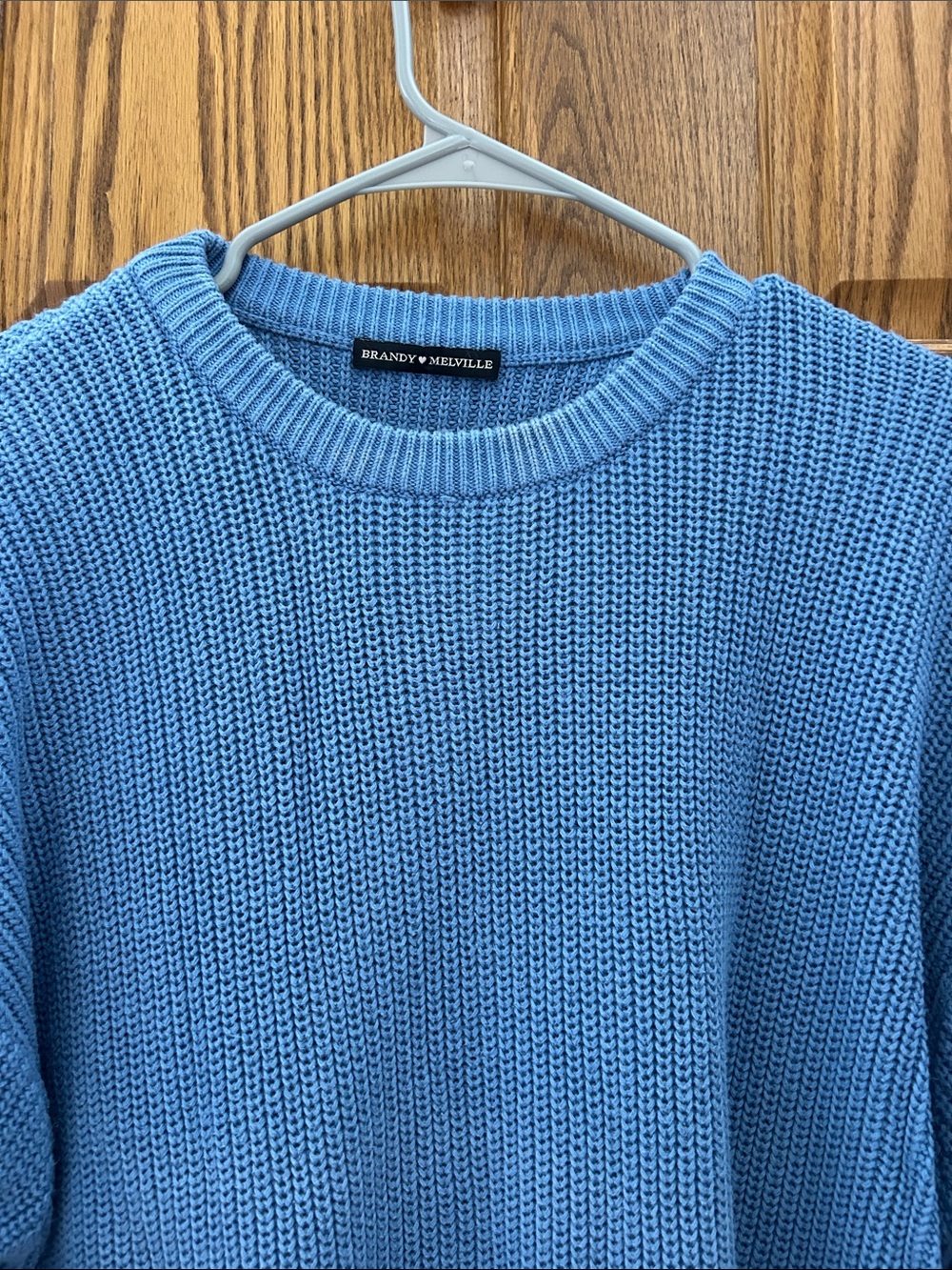 Brandy Melville Light Blue Crewneck Sweater - Men's image 2